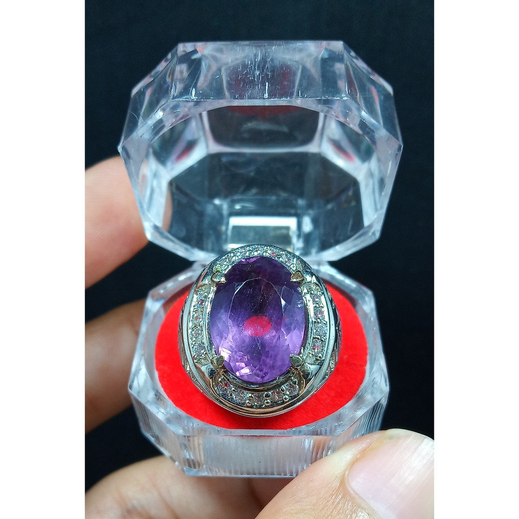 BATU KECUBUNG AMETHYST ASLI