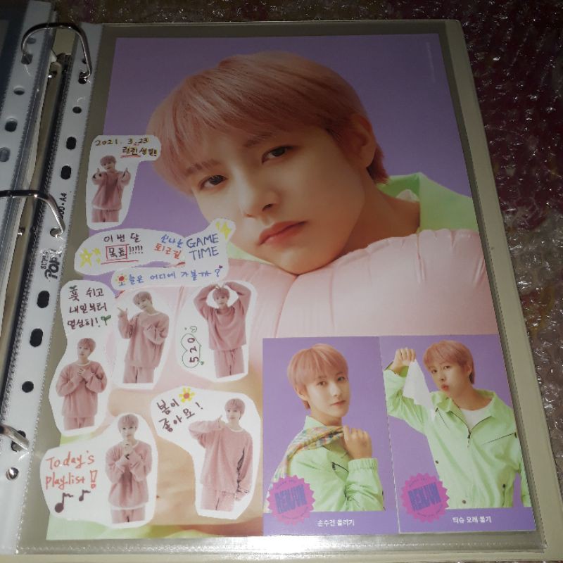 Season's Greetings 2021 SG21 NCT Dream Renjun set (A4 Poster+2 Game Card+Sticker) (no photocard/pc)