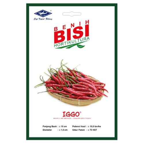 Benih Cabe Keriting IGGO BISI – 80 Biji