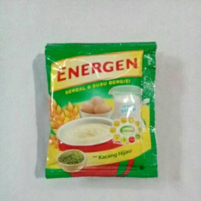 

ENERGEN rasa Kacang Hijau - Sereal & susu bergizi netto 30 gram