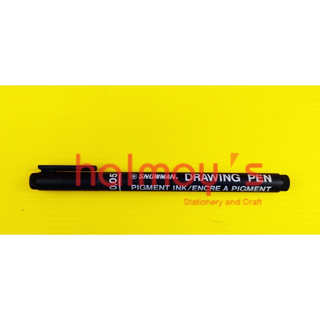 

DRAWING PEN SNOWMAN 700 CALLIGRAPHY BLACK / HITAM 0.05