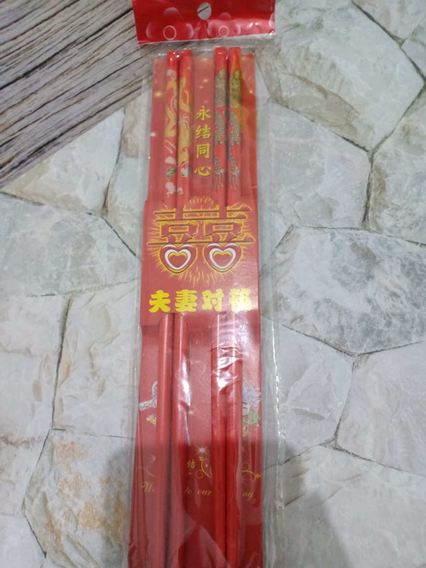 Sumpit Sangjit 1pc / Souvenir Sumpit Wedding Leng Hong 1pc / Sumpit Shuangxi / Sangjit