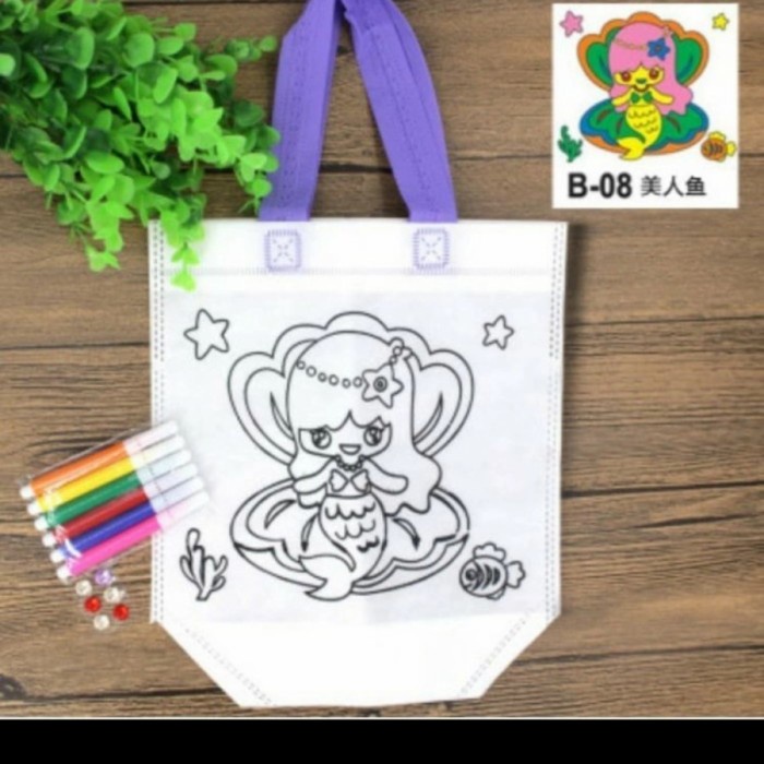 BAROKAH Magical Colouring bag with water pen 6 pcs