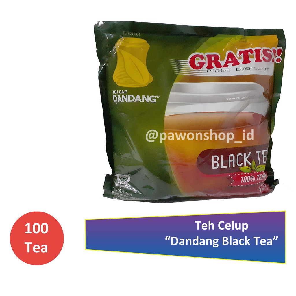 

Teh Dandang Black 100 Tea - Teh Celup