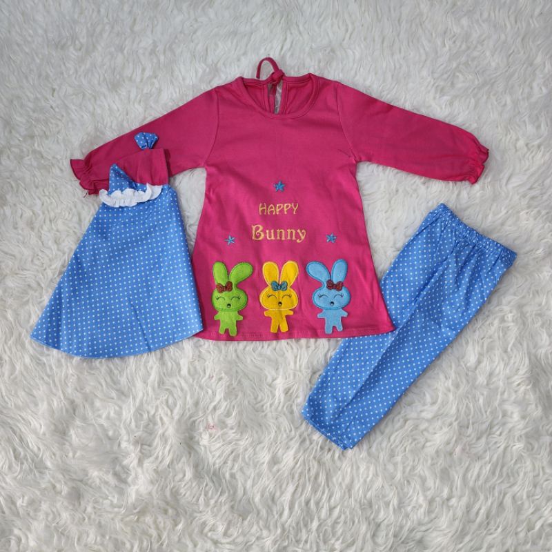 stelan muslim anak set muslim baby hac8