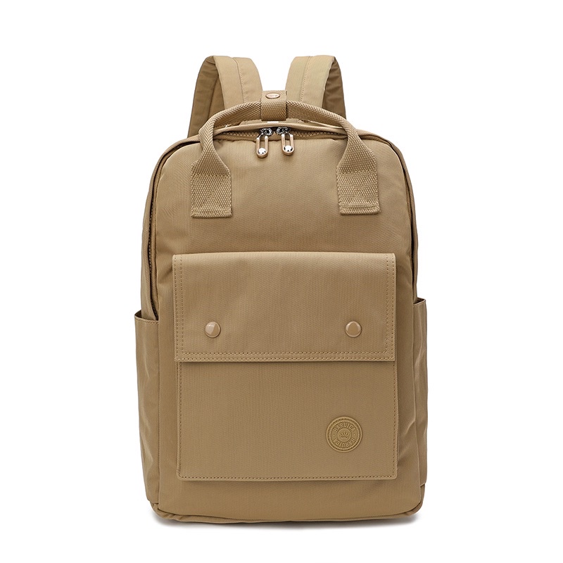 HARUICA BAG 80111 - tas sekolah ransel - tas laptop - tas ransel - ransel - backpack - tas ransel wanita - tas sekolah ransel-True Brown