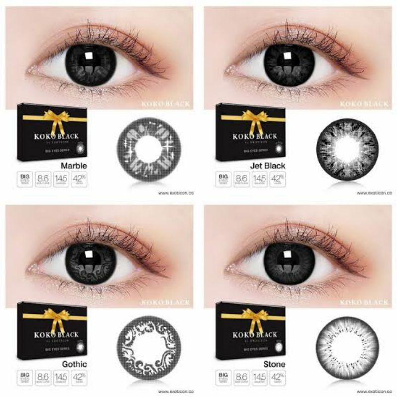 Softlens Kode KB-1 - Softlens Natural - Softlens Black - Softlens by X2 - Softlens Koko Black Normal
