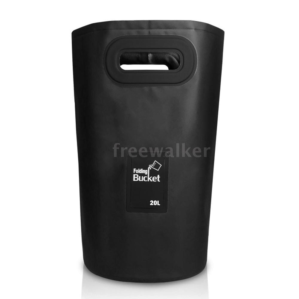 folding buckets camping