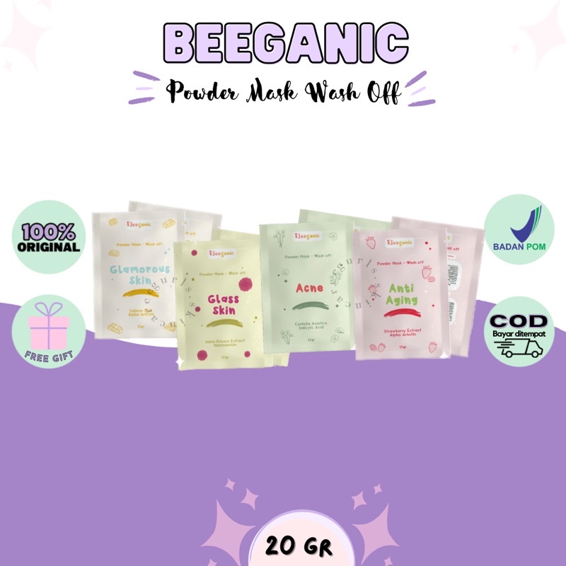 Beeganic Glamorous skin Salmon DNA Sleeping Mask Beeganic Masker Beeganic