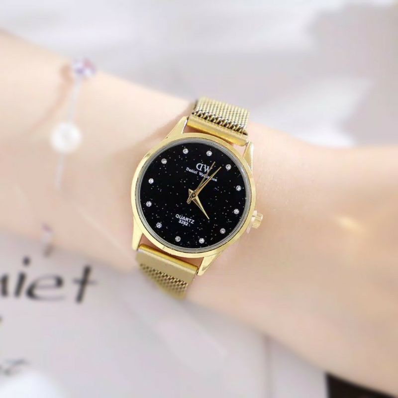 ［Ready Stock } [ WBS ] Jam tangan magnet wanita ready 7 warna GROSIR IMPORT WOMEN WATCH / DW025