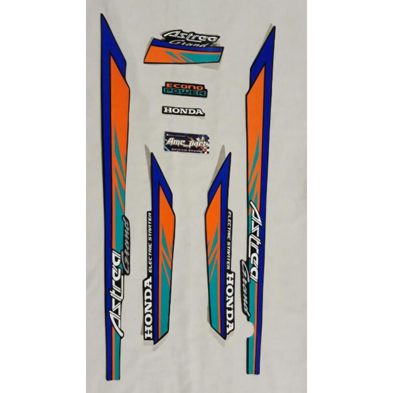 Striping Astrea Grand Bulus Warna Biru Oren
