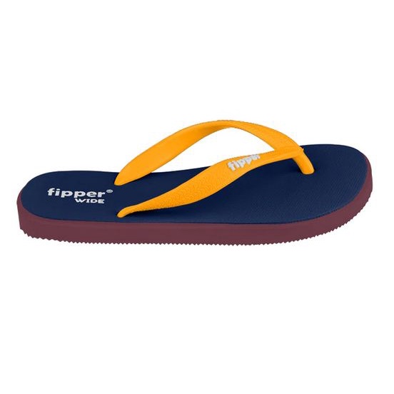 Sandal Fipper Wide Navy Maroon Mustard Original