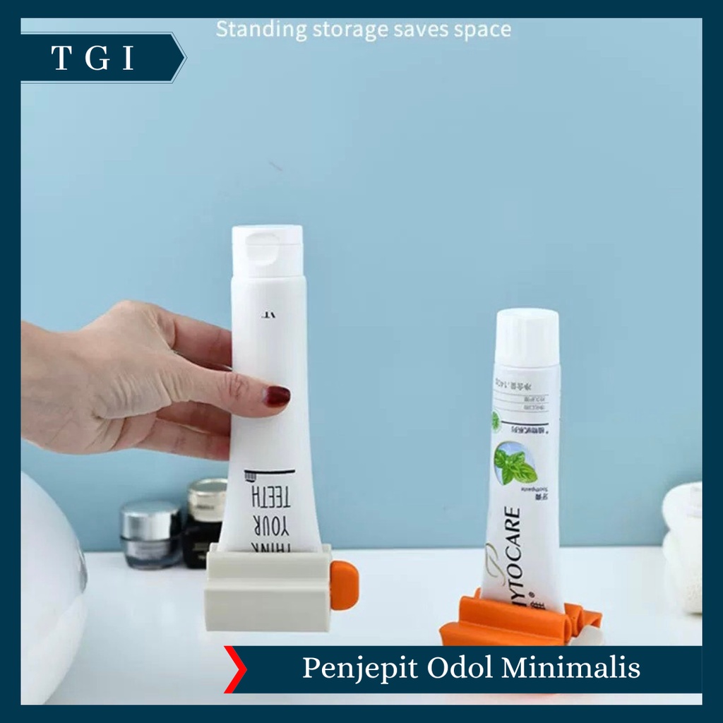 TGI - ALAT PENJEPIT ODOL PASTA GIGI / PENJEPIT ROLL PASTA GIGI / DISPENSER PENJEPIT PASTA GIGI / DISPENSER ODOL MODERN STAND PENJEPIT ODOL DENGAN PUTARAN TOOTHPASTE SQUEEZER