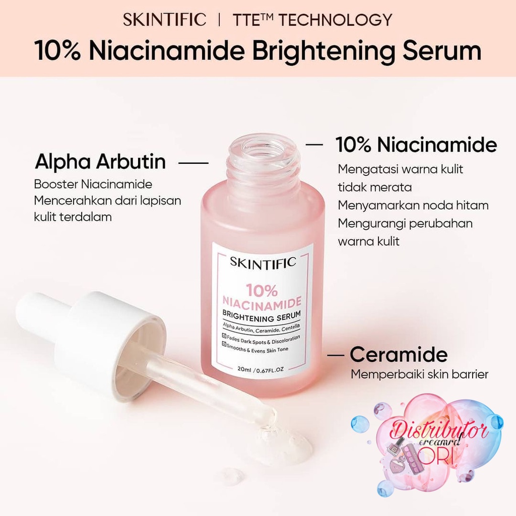 SKINTIFIC 10% Niacinamide Brightening Serum