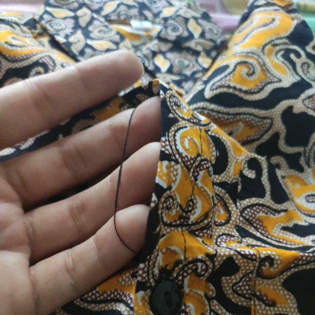 Nivana Batik Anak - 1 - 10 Tahun Mega Kuning & Biru Toska Atasan Bayi Balita Kid Fashion Cowok Laki