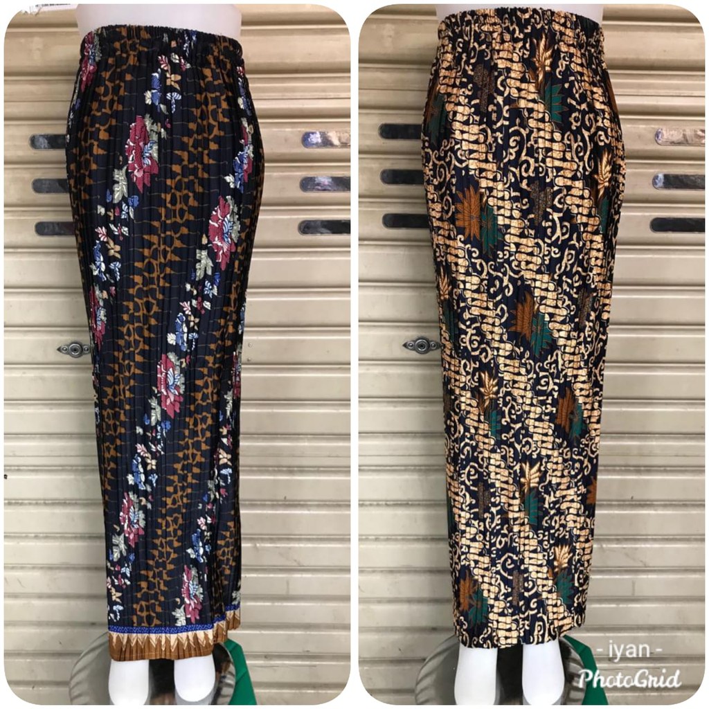 ROK PLISKET JUMBO BATIK / Bawahan kebaya / Rok Batik Jumbo Bahan Sangat tebal