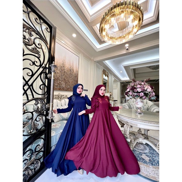 DRESS DADA BROKAT SHELLASAUKIA