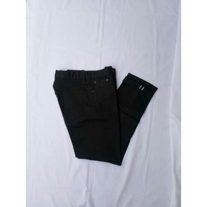JEANS SELVEDGE UNIQLO BLACK