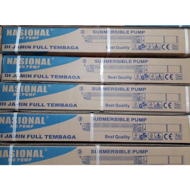 Mesin Pompa Air Satelit 3Nasional Mcpump 1/2Hp