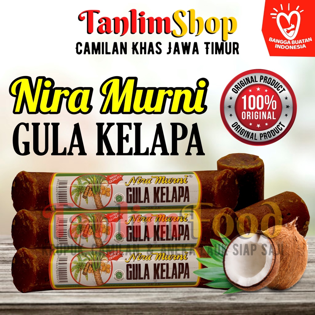 Gula Merah Kelapa Original Nira Murni - 300gr