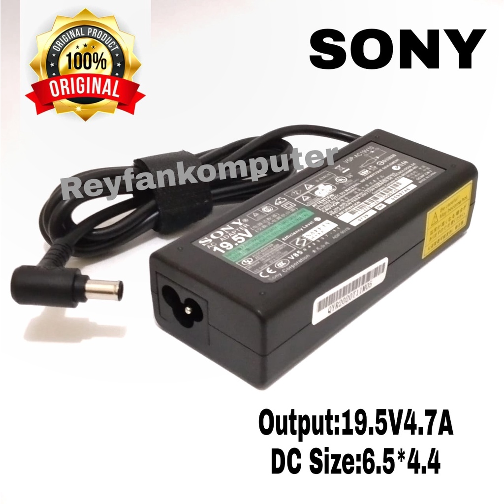 Original adaptor Charger TV LCD LED Monitor Sony 19.5V 4.7A