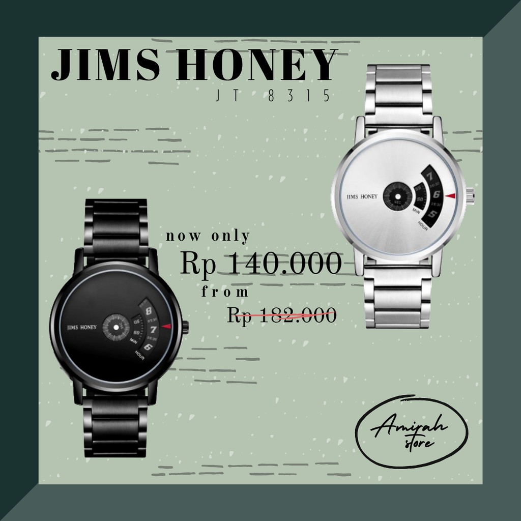 Jam Tangan Pria Jims Honey JT 8315 / Men Watch / Jam Tangan Analog / Jam Tangan Pria