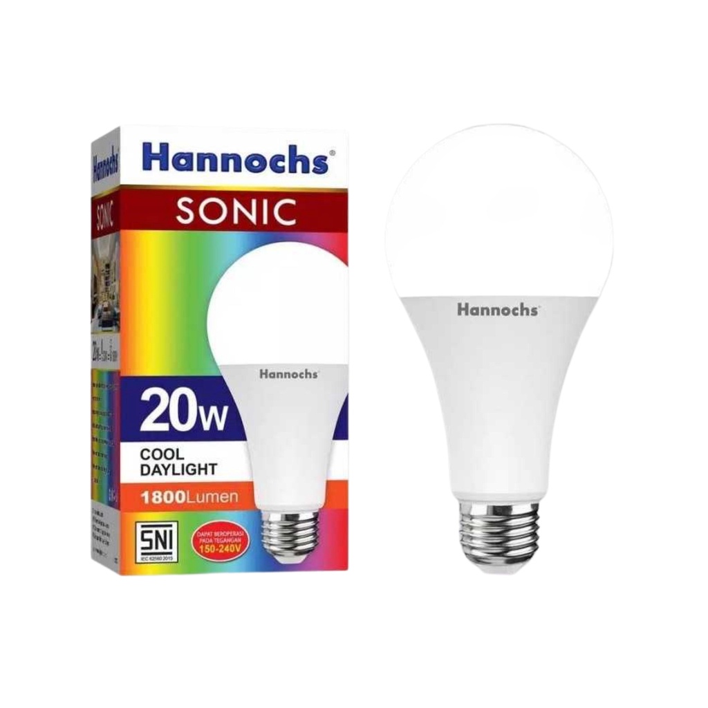 Bola Lampu Led Hannochs Sonic 20 Watt Bohlam Hannochs Led Sonic 20 W