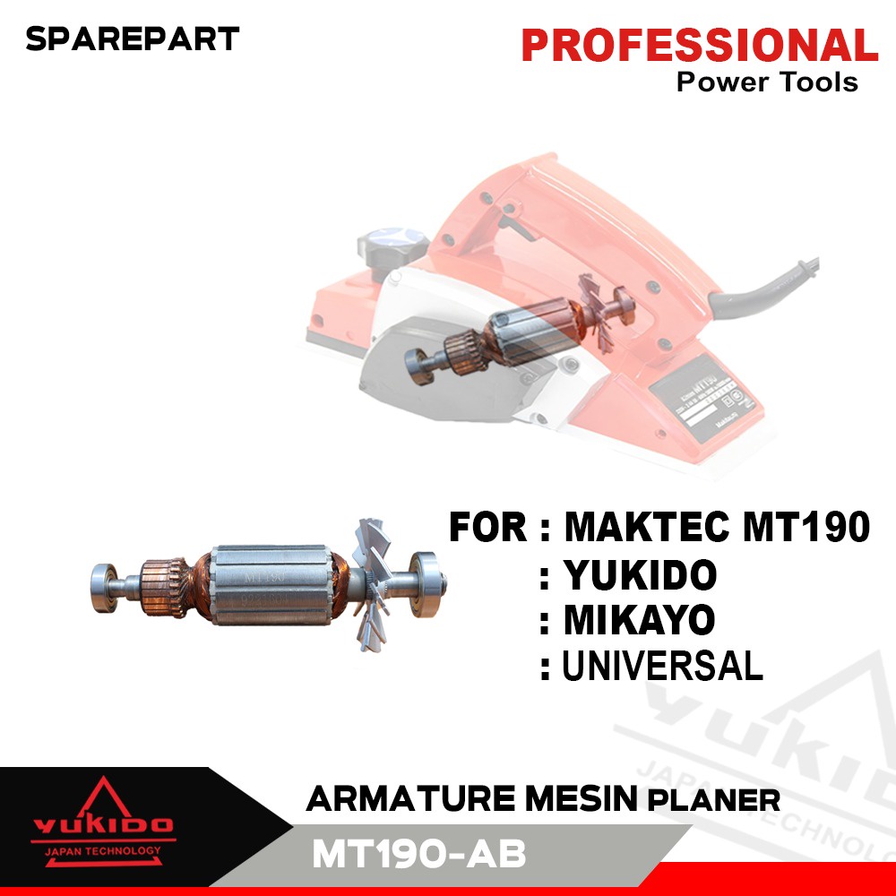 Termurah!!! YUKIDO Armature DCA MT190 / Angker Mesin Serut Maktec MT192