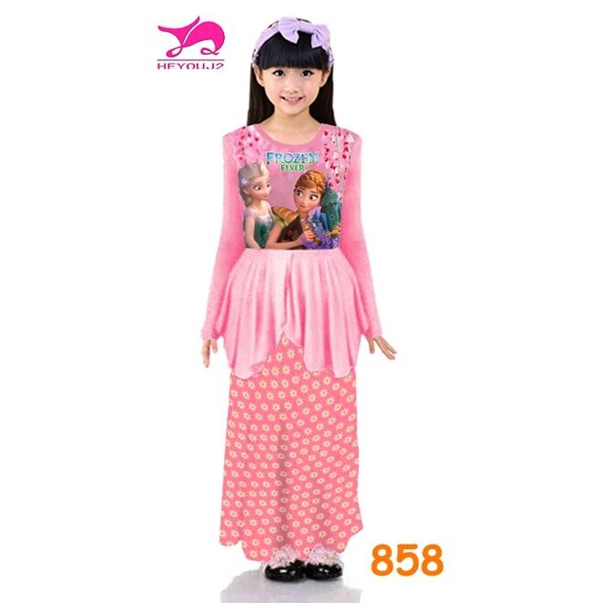 Baju Muslim Anak Perempuan Setelan Muslim J2 SMALL 858