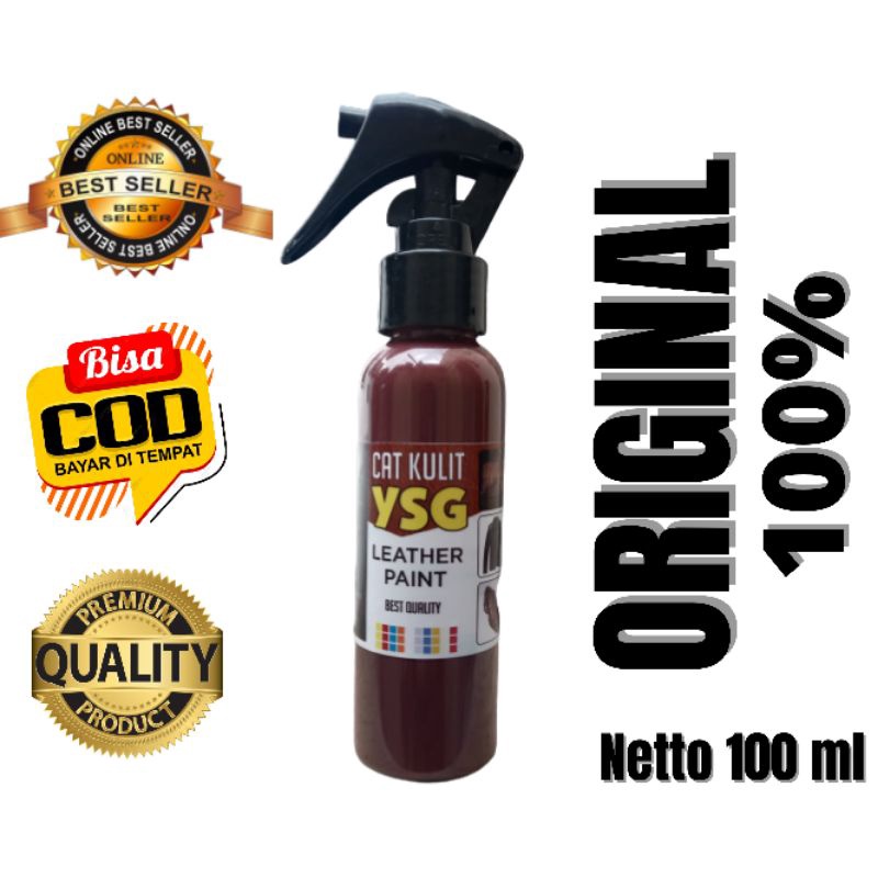 

HJK (Cod)Cat Kulit Original,Isi 100ml,Bermacam Macam Warna,