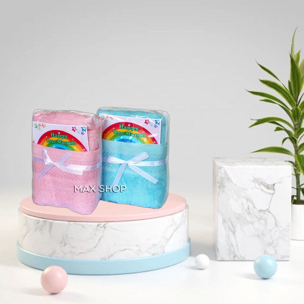 Souvenir Bingkisan Hampers One Month Baby Handuk 1 Bulan Bayi