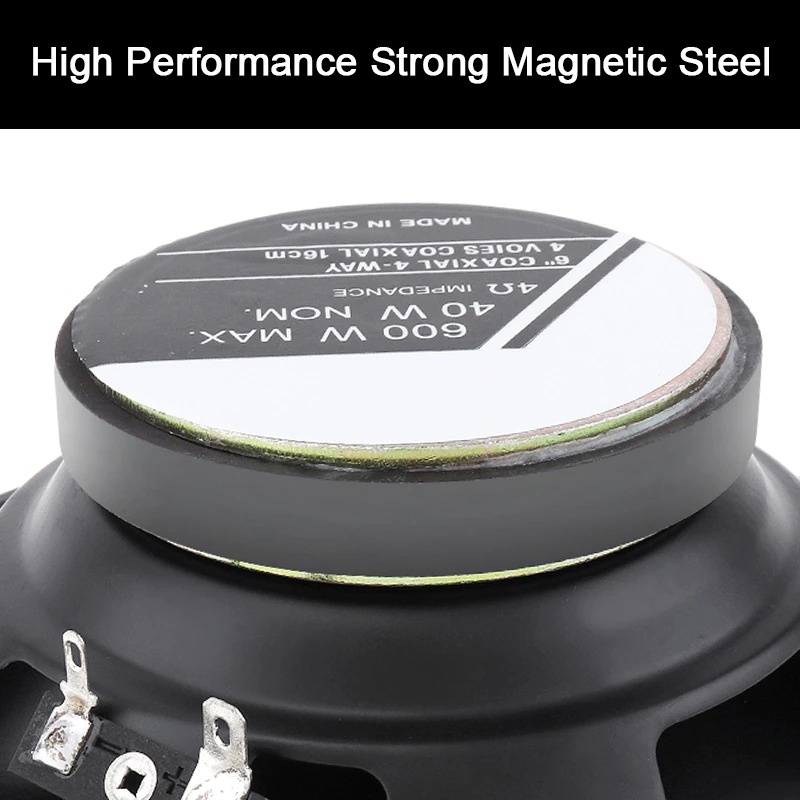 Speaker Mobil HiFi 4 Way 6.5 Inch 600W 2 PCS - YL-1698B - Black
