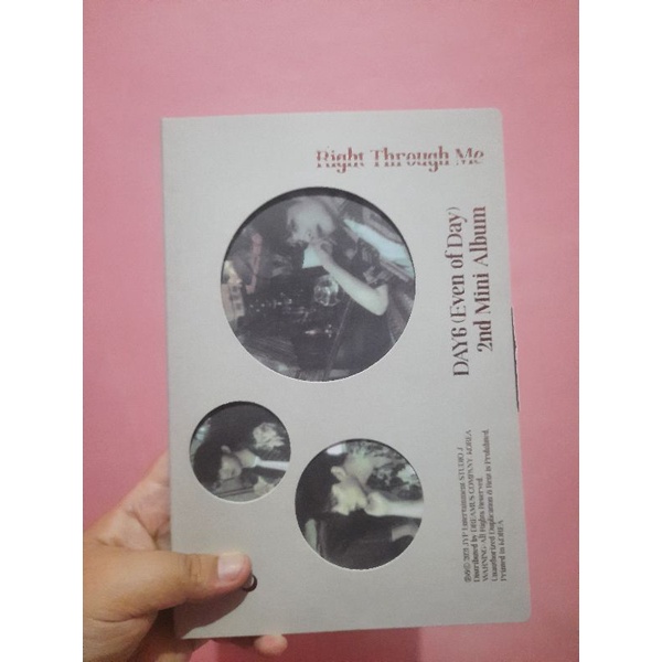 ALBUM EOD DAY6 RIGHT THROUGH ME