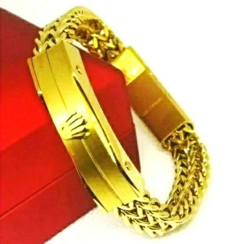 GELANG PRIA ROLEX TITANIUM ORIGINAL