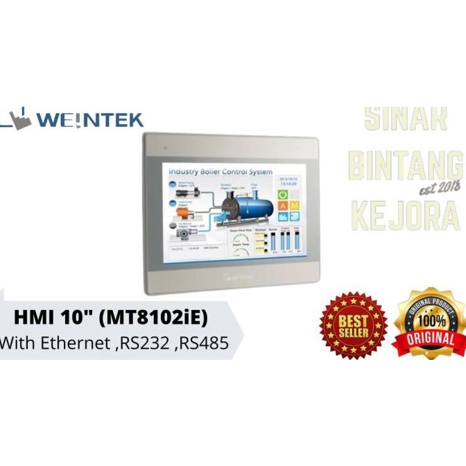 Hmi Weintek 10.1" (Mt8102Ie)