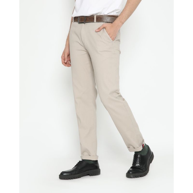 CELANA CHINO PRIA CREAM 27-38 SLIMFIT // CELANA CHINOS CREAM PRIA // CELANA PANJANG PRIA CHINOS // C