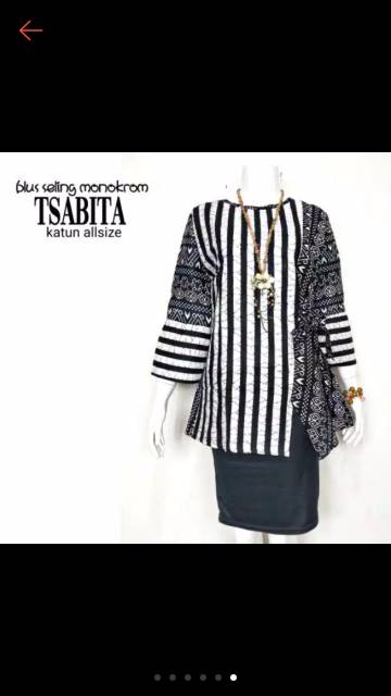 Blus seling monochrome tsabita