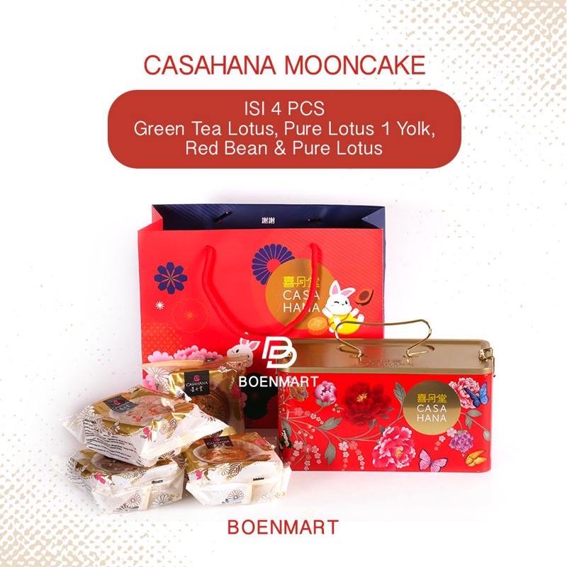 mooncake (kue bulan) Casahana malaysia isi 4