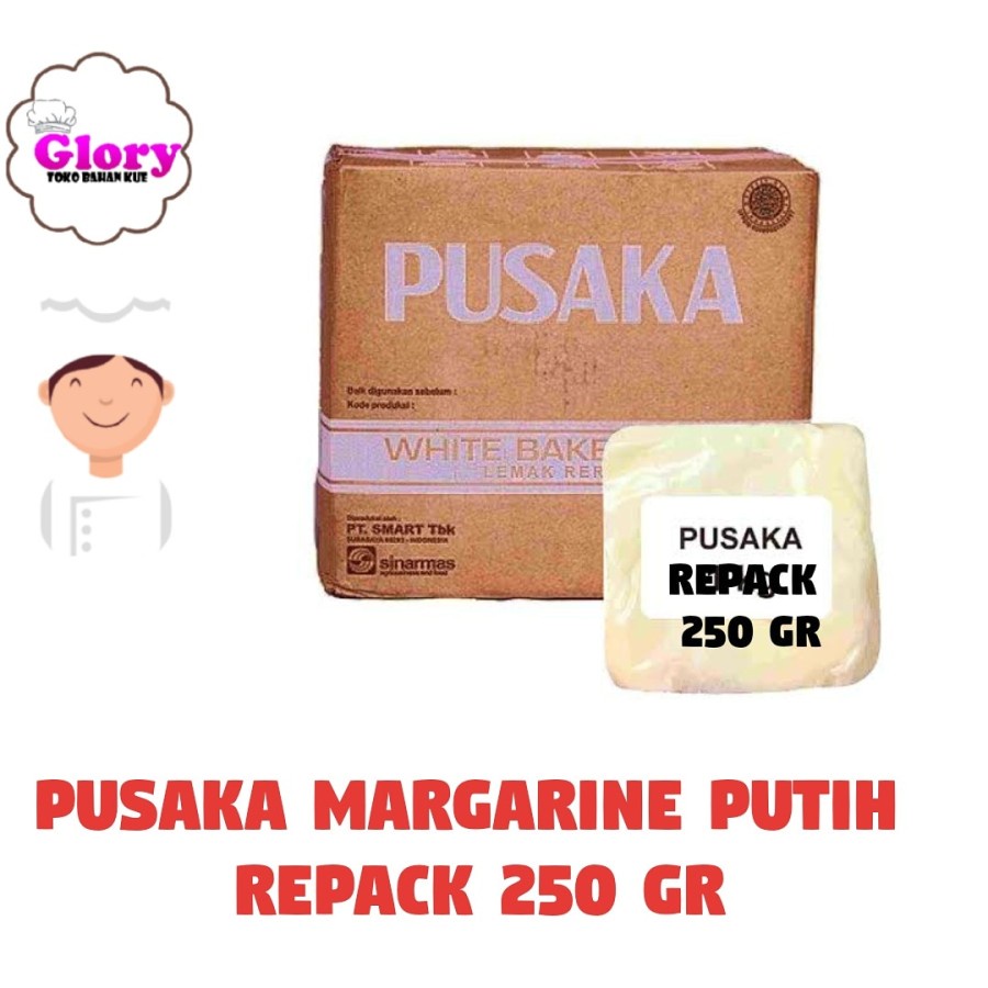 

pusaka mentega putih repack 250gr/ blue band