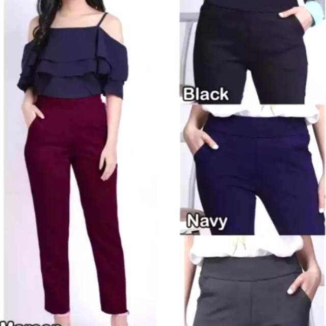 

CELANA CREPE pensil polos terlaris!