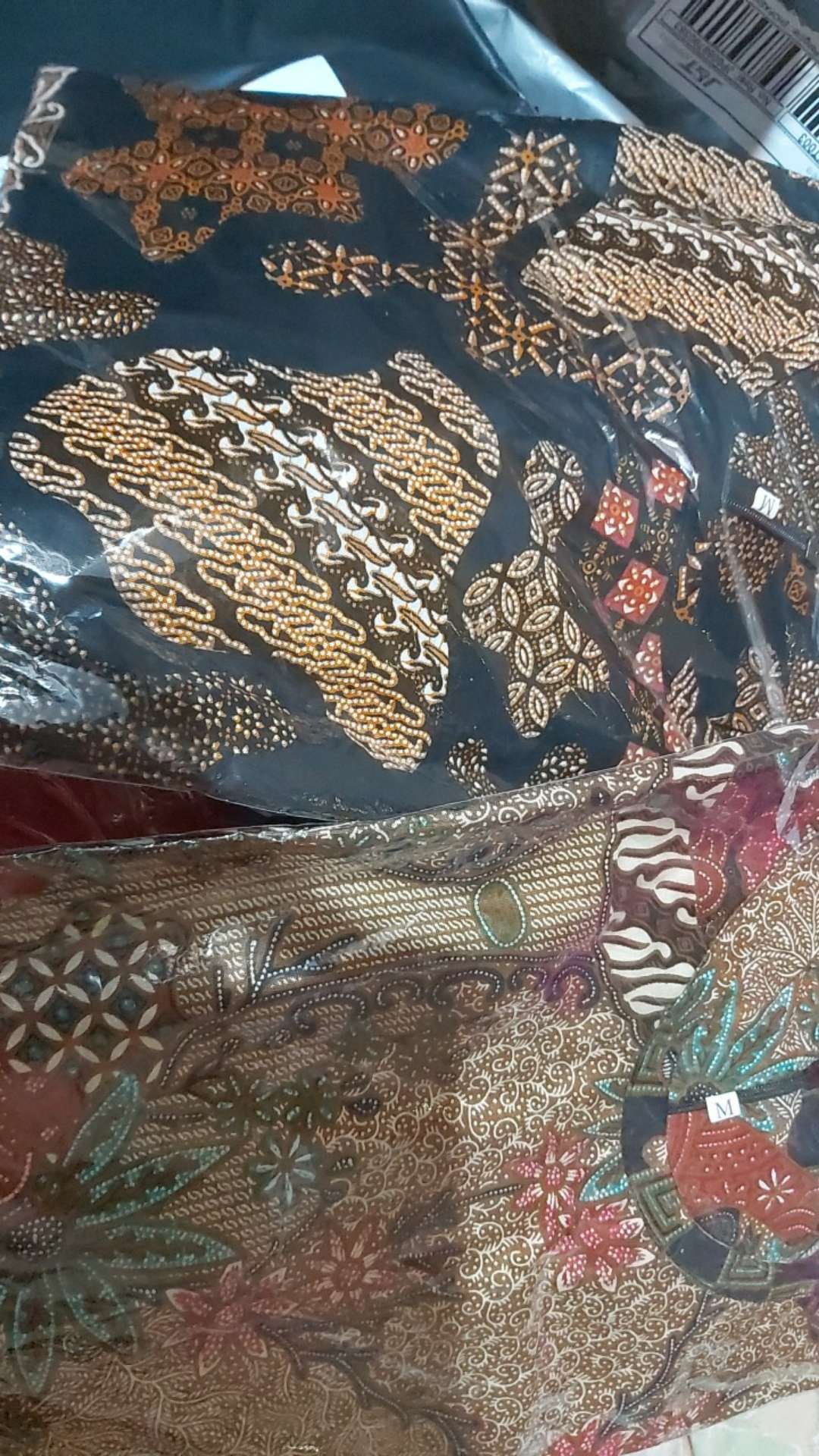 Tey-17 Batik Wanita Asj Sa Hrb026 Kenongo Kemeja Tosca Pendek