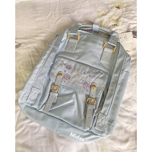 11.11 BIG SALE !! TAS BACKPACK DOUGHNUT MACCARON-BLUESTAR