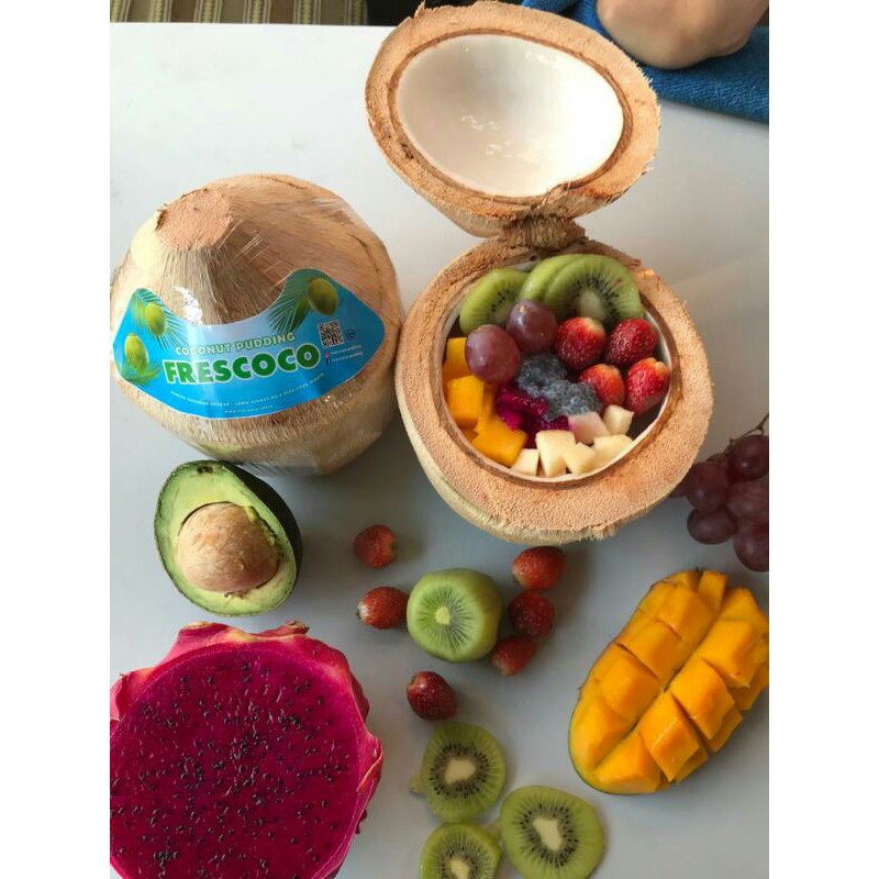Puding Kelapa Mix Buah Segar ( PO )