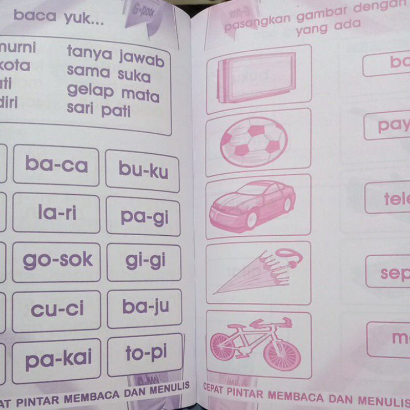 Buku Paud Cepat Pintar Membaca Dan Menulis