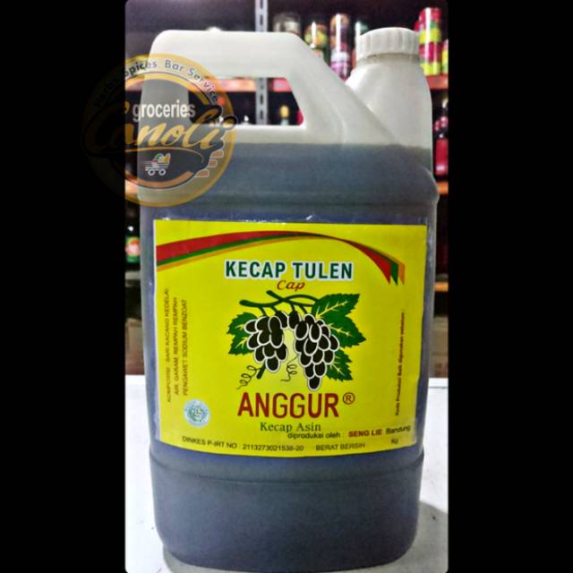 Kecap Asin Cap Anggur 5kg II Seng Lie Bandung