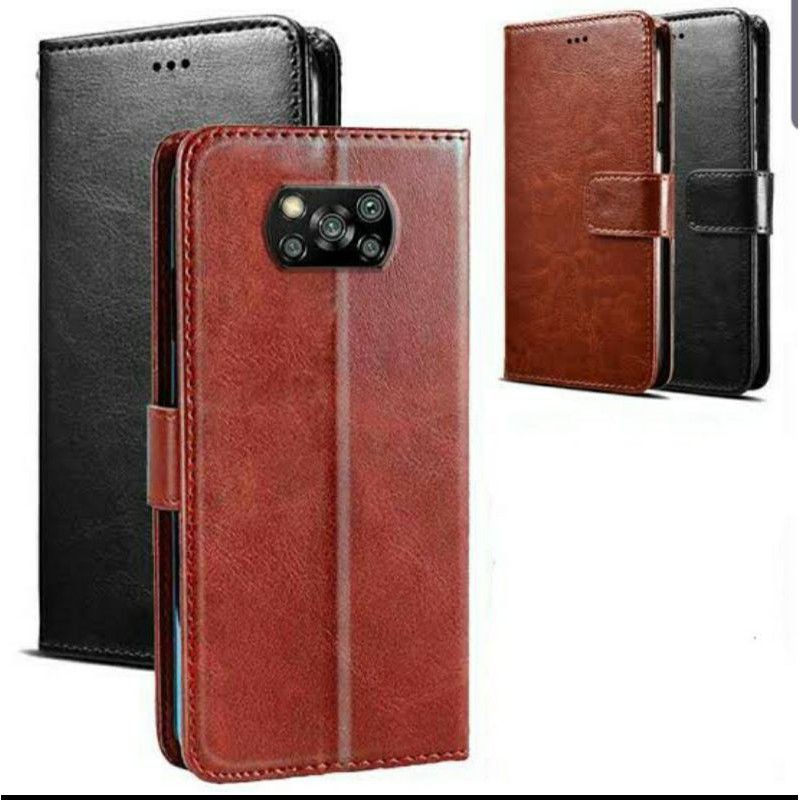 XIAOMI POCO C40 PRO F4 GT POCO M4 PRO M5 M5S M3 POCO X3 X3 NFC POCO X3 PRO Flip Cover Wallet Leather Case Hp Dompet Kulit