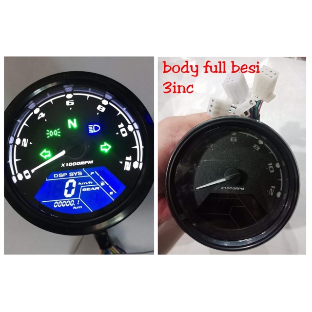 Speedometer Variasi digital universal