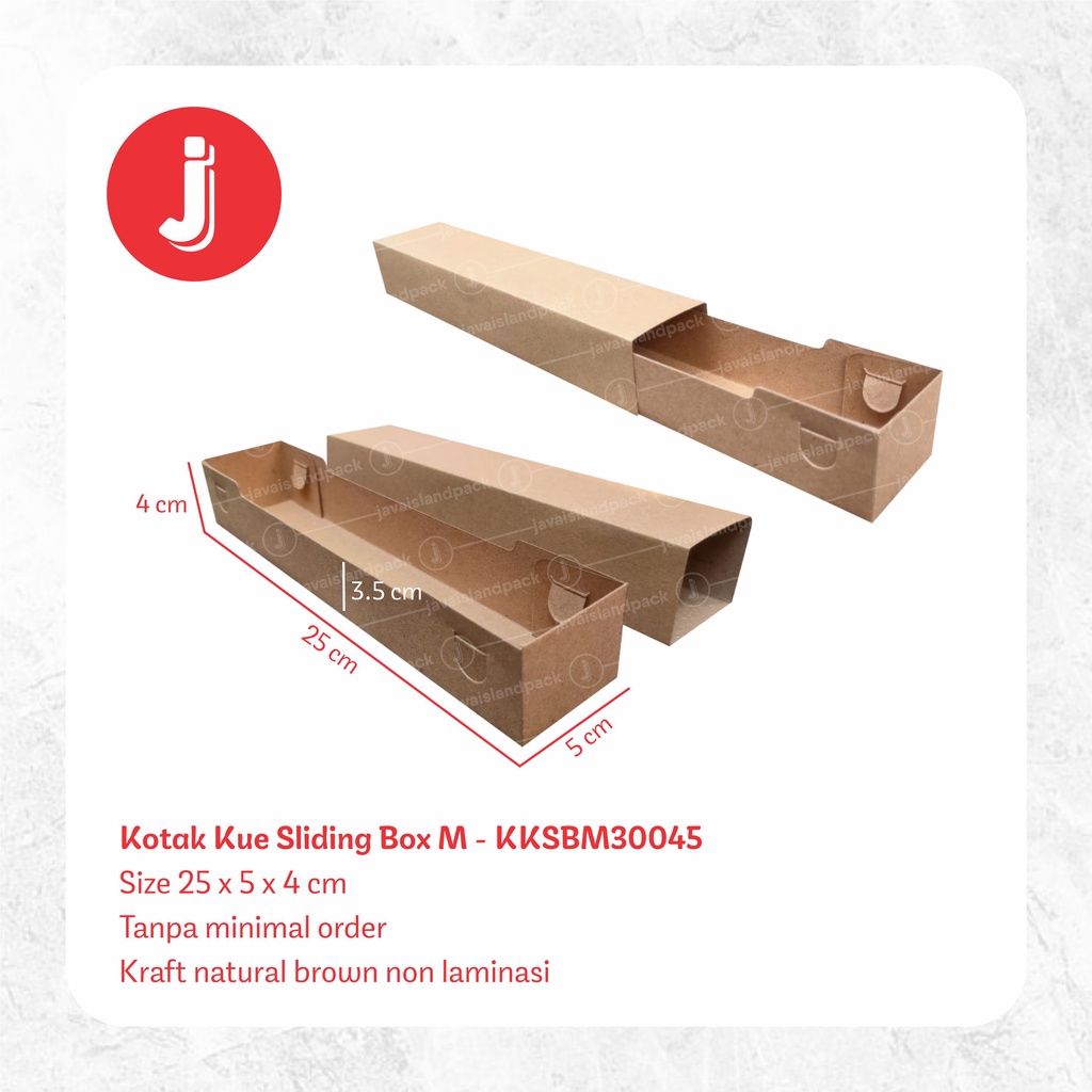 Kotak Kue Sliding Box M - KKSBM30045