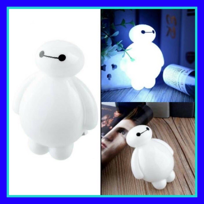 lampu tidur anak kharakter baymax