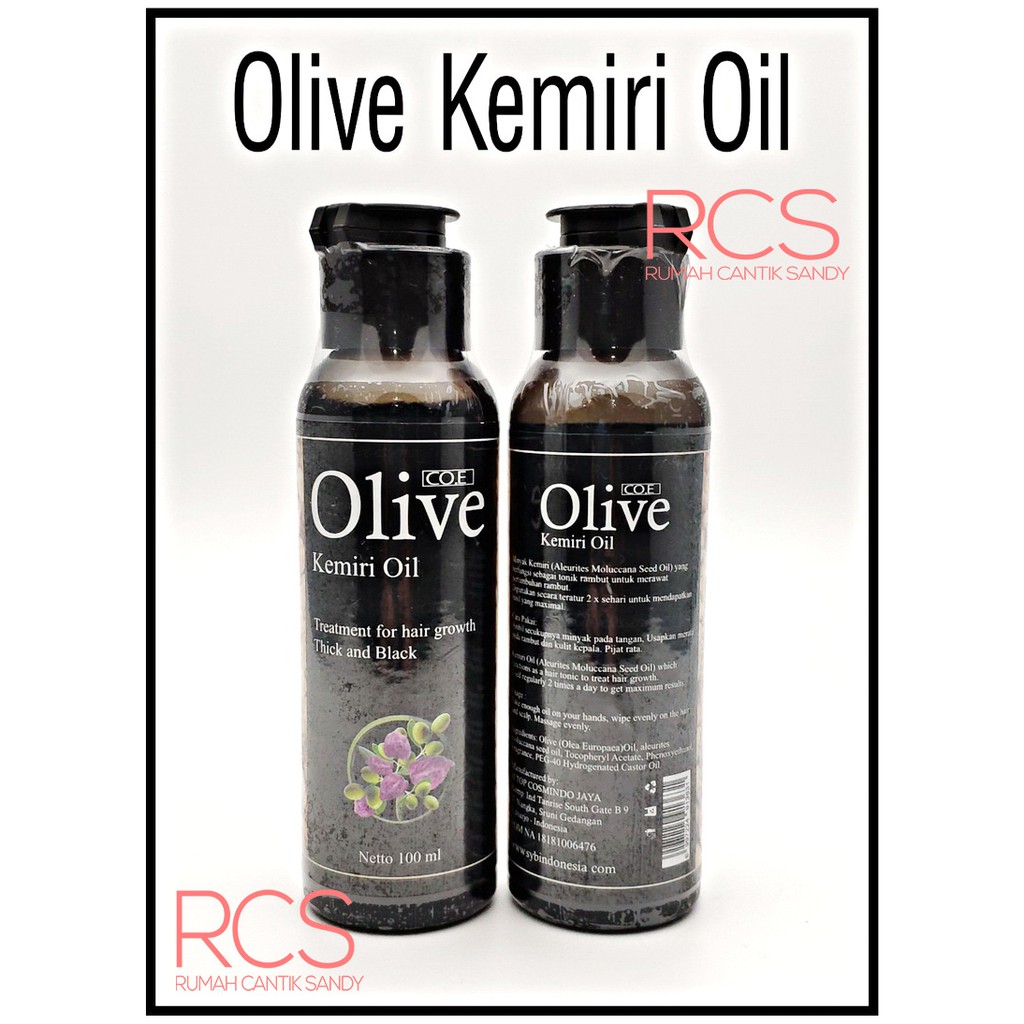 [SYB] OLIVE Kemiri Oil ~ Minyak Kemiri ~ Menyuburkan &amp; Memanjangkan